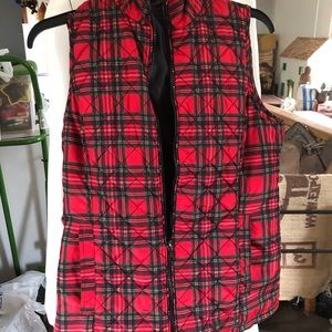 Plaid vest